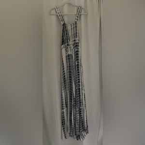 Dress with high slit